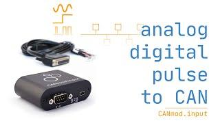 Analog/Digital/Pulse to CAN Bus Converter (8x) | CANmod.input