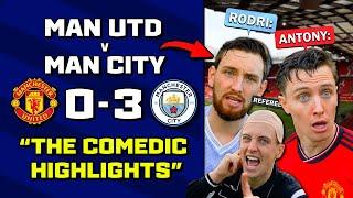 UNSEEN FOOTAGE OF MAN UTD V MAN CITY!!! **THE COMEDIC HIGHLIGHTS**