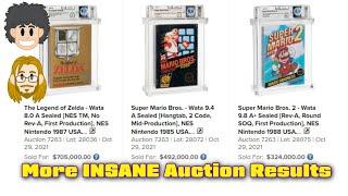 More Insane SEALED Game Auction Results