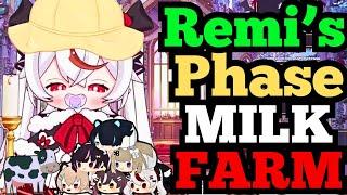 Remi Learns Humans Are Mammals! REMI'S PHASE MILK FARM!  Remilia Nephys of Phase Connect!