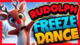 RUDOLPH FREEZE DANCEChristmas Brain break for kids Just Dance | Danny Go Noodle