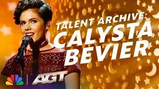 From the AGT Archives: Simon Cowell Gives Calysta Bevier an Inspiring Golden Buzzer | AGT | NBC