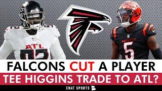 Falcons CUT A Former Starter + Tee Higgins Trade Rumors: Atlanta A Destination?