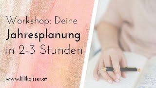 So machst du deine Jahresplanung in 2 Stunden | Planung und Organisation für Selbstständige