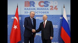 President Erdogan meets with Russian President Putin on the sidelines of the BRICS Summit