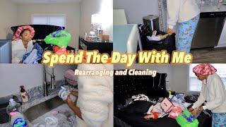 Spend the day with me cleaning & rearranging my apartment | Eva Williams