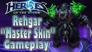 Heroes of the Storm - Rehgar "Master Skin" Gameplay