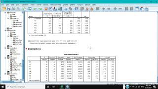 SPSS tutorial 5: How to do Descriptive Analysis