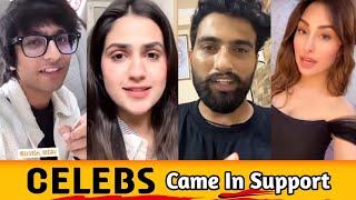 Celebs Came In Support Of ELVISH YADAV | MC Square |  Sourav Joshi | Pranjal Dahiya | BPraak