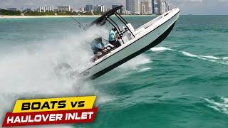 THIS CREW WAS NOT READY FOR HAULOVER ! | Boats vs Haulover Inlet