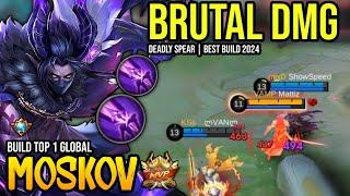 MOSKOV BEST BUILD 2024 | BUILD TOP GLOBAL MOSKOV GAMEPLAY | MOBILE LEGENDS