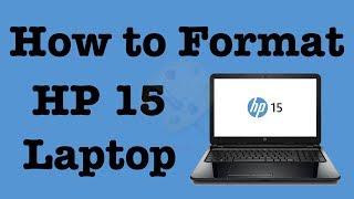 How to Format HP 15 Laptop | Hard Reset HP 15 Laptop Windows 10