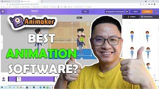 Best Animation Software for Making YouTube Videos - Animaker Review and Tutorial for Beginners