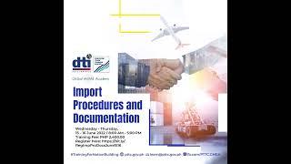 IMPORT PROCEDURES   DOCUMENTATION