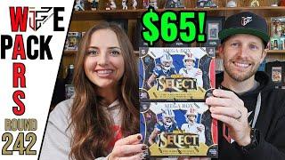 Are These $65 RETAIL Boxes Worth It? | Wife Pack Wars - Round 242 | 2023 Select Football Mega Boxes!