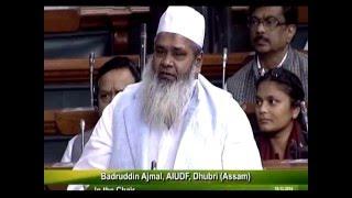 M Badruddin Ajmal, Best MP of North-Eastern India