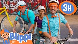 Blippi's Cycling Adventure |  Blippi and Meekah Best Friend Adventures | Educational Videos for Kids