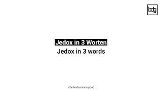 bdg: Our Software Partner Jedox in 3 Words