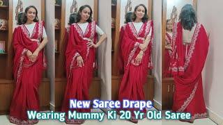 Wearing My Mom's 20 Yr Old Saree  | Feeling So Proud & Confident | Kaveri Kotadia