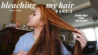 Part 2 | I bleached my hair  | FAILED  | Maricel Suniega