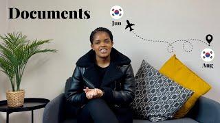 Documents you need to leave and come back to South Korea