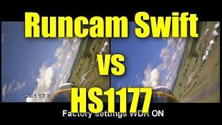 In the air: Runcam Swift vs HS1177 (FPV cameras)