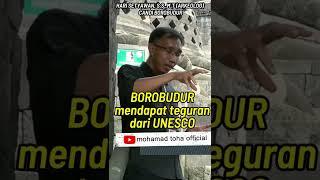 BOROBUDUR DAPAT TEGURAN DARI UNESCO - PART 2 | HARI SETYAWAN, S.S.,M.T (ARKEOLOG) #shorts