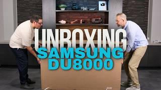 2024 Samsung DU8000 Series Crystal UHD TV Unboxing, Pedestal Install, And First Impressions