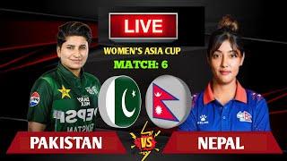 Nepal Women vs Pakistan Women | Acc Women's Asia Cup 2024 Live Scores & Commentary | NEP vs PAK LIVE