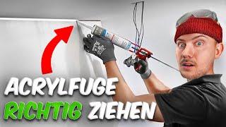 ACRYLFUGE ziehen wie ein Profi (So gehts richtig) 