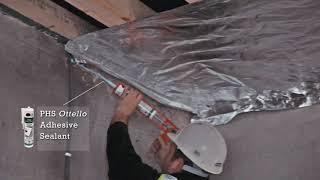 Installing Airtight Insulation - Hi-Thermia Reflecive Range