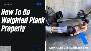 How To Do Weighted Plank Properly | Activate Your Core| K Squared Fitness