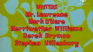 Spongebob Christmas Who Credits (2000) Original Prints Recreation