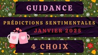  Prédictions sentimentales • 4 choix #janvier2025 #guidance #sentimentale