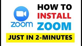 How to Install Zoom on Windows Laptop or Computer 2020 | Simple and Quick Tutorial
