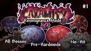 Terraria Calamity Mod || All Pre-Hardmode Bosses No-Hit (Revengeance Mode)