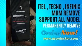 Tecno infinix Itel MDM remove done by imei