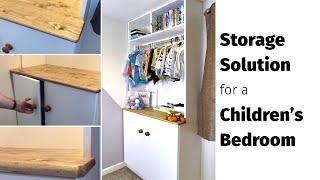 Kids Bedroom Storage - Small Space Ideas