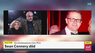 Anders Frejdh on Sean Connery for National Swedish Television (SVT)