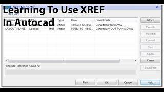 How to use the Xref Manager in AutoCAD