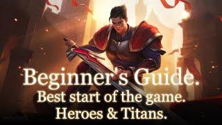 Beginner's Guide. 5 Tips for Beginners. What to pay attention to? Heroes, Titans | Hero Wars Mobile