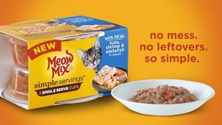 Meow Mix® Simple Servings Cat Food–Affection
