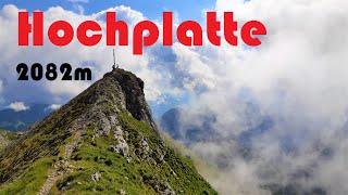 Hochplatte (2082m) - Überschreitung mit Aufstieg über das Fensterl