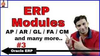 Oracle ERP 3: What are Modules in ERP with real world examples.