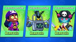 YENGEÇ RESTORANINDAKİ HERKESE ÜCRETSİZ KOSTÜMLER NASIL ALINIR ?!? - Brawl Stars