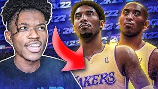 i tried to draft the next Kobe Bryant in NBA 2K22