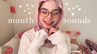 ASMR  FAST MOUTH SOUNDS, INAUDIBLE WHISPERS, MIC RUBBING, EAR-TO-EAR TINGLES