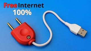 This idea needs to be studied by NASA! 100% free internet with homemade items