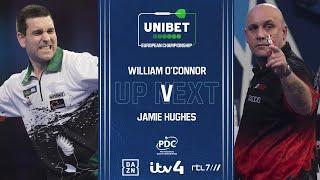 PDC European Championship 2020 Round 2 William O'Connor vs Jamie Hughes Part1 2020 10 30 HUN