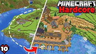 I BUILT a MEGA VILLAGE in HARDCORE MINECRAFT 1.20 SURVIVAL Let's Play (#10)